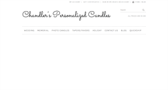 Desktop Screenshot of chandlerscandle.com